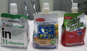 Above: The popular Cheer Pack (left) and the next generation, Soft Cheer pouch (centre and right).